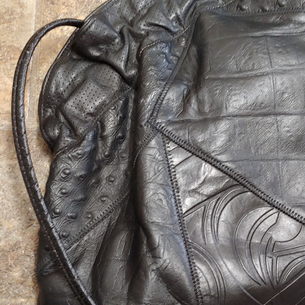 Leon's New York leather bag... Beautiful - Picture 9 of 15